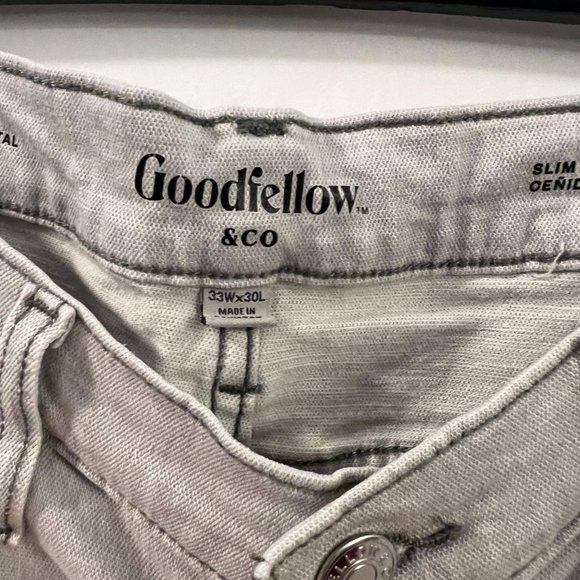 Men's Light Gray Chinos - Picture 3 of 3